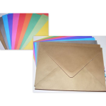 Koverat B6 samolepljivi u boji 100/1