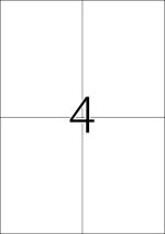 Etikete TOPSTICK 105X148,5 A4/4 1/100 Herma - Slika 2