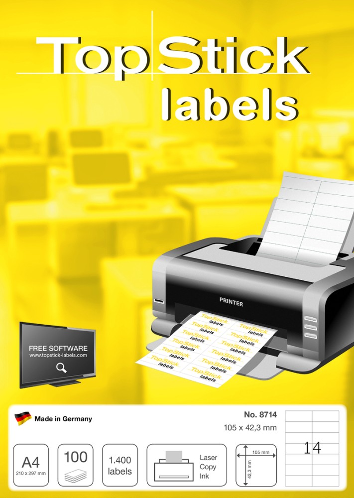 etikete-topstick-105x423-a4-14-1-100-herma Etikete TOPSTICK 105X42,3 A4/14 1/100 Herma - Slika 1