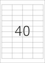 Etikete TOPSTICK 48,5X25,4 A4/40 1/100 Herma - Slika 2