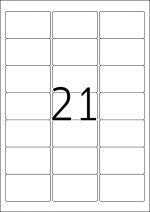 Etikete TOPSTICK 63,5x38,1 A4/21 1/100 Herma - Slika 2