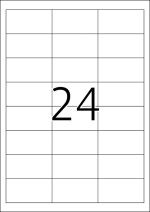 Etikete TOPSTICK 64,6x33,8 A4/24 1/100 Herma - Slika 2