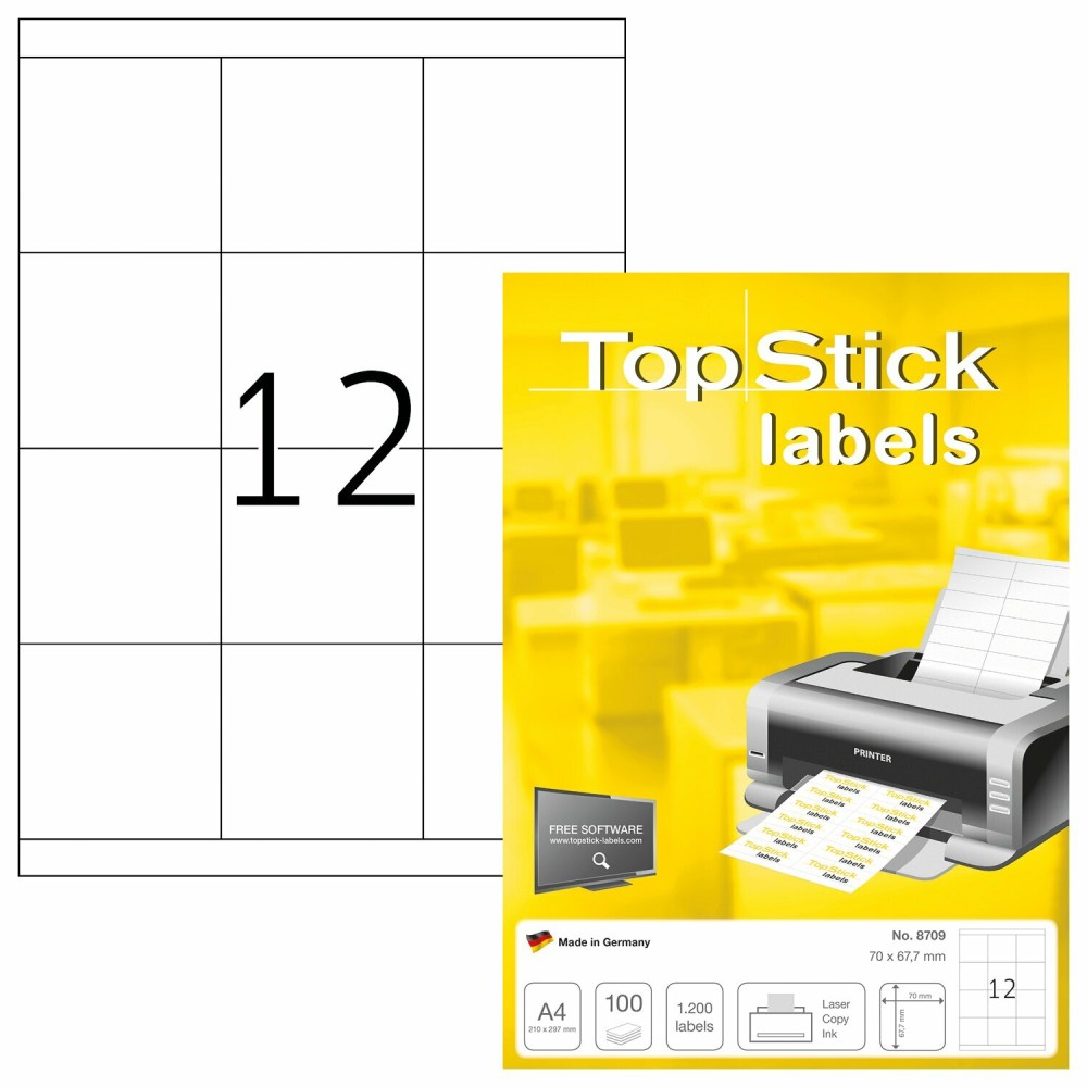 etikete-topstick-70x677-a4-12-1-100-herma Etikete TOPSTICK 70x67,7 A4/12 1/100 Herma - Slika 1
