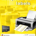 Etikete TOPSTICK 25,4x10 A4/189 1/100 Herma