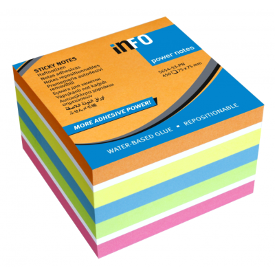 Samolepljivi blokčić Brilliant mix 1/450