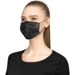 Jednokratna maska Xara troslojna crna - Slika 2