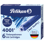 Patrone za naliv pero Pelikan plava (royal blue)