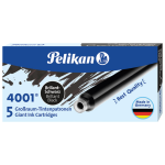 Patrone za naliv pero duge Pelikan crna (brilliant black)