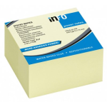 Samolepljivi blokčići 75×75 standard, KOCKA 1/400 Info Notes