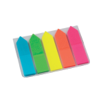 Page Marker uža strelica 12×44 mm, 5 boja brilliant, 125 listića Info Notes