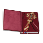 Princ Leather Trebnik sa ručnim krstom art.8052 - Slika 4