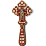 Princ Leather ručni krst pozlata art.8120