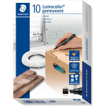 Marker permanent Staedtler Lumocolor kosi - Slika 8
