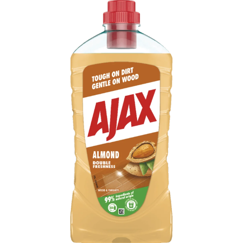 ajax-sredstvo-za-ciscenje-parketa-i-drvenih-povrsina-bademovo-ulje Ajax Sweet Almond 1l - Slika 1