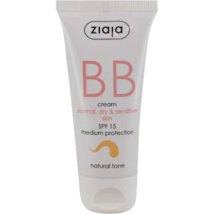 ziaja-bb-krema-light-tone-natural-tone Ziaja BB krema Light Tone spf15 natural tone 50 ml - Slika 1