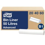 Tork metalna kanta za smeće bela 50l 228000 - Slika 2