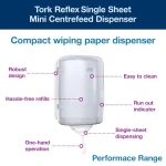 Tork M3 Mini Reflex držač za ubruse u rolni 473177 - Slika 6