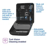 Tork senzor H1 držač za ubruse u rolni crni 551108 - Slika 2