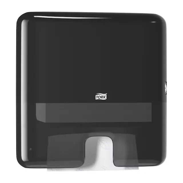 552108-e-com-rendering7-7322540349191-eu Tork H2 Mini Xpress držač za složive papirne ubruse crni 552108 - Slika 1