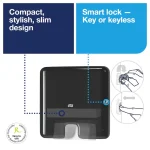 Tork H2 Mini Xpress držač za složive papirne ubruse crni 552108 - Slika 2