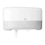 Tork T2 Twin držač toalet papira Mini Jumbo beli 555000 - Slika 2
