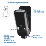 Tork S4 dozator za sapun i dezinfekciono sredstvo crni 564508 - Slika 6