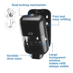 Tork S5 Mini dozator za sapun i dezinfekciono sredstvo crni 565208 - Slika 5