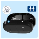 Tork T9 Twin SmartOne držač toalet papira u rolni crni 682008 - Slika 5