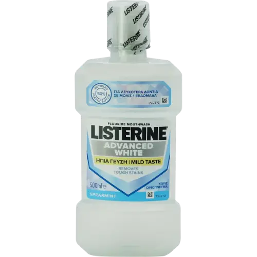 listerine-advanced-white-tecnost-za-ispiranje-usta Listerin 500ml Advanced White - Slika 1