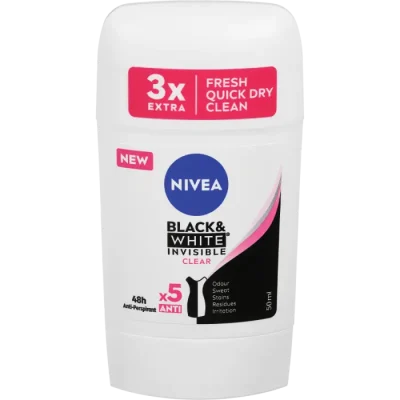 Nivea stick B&W Invisible Clear 50ml