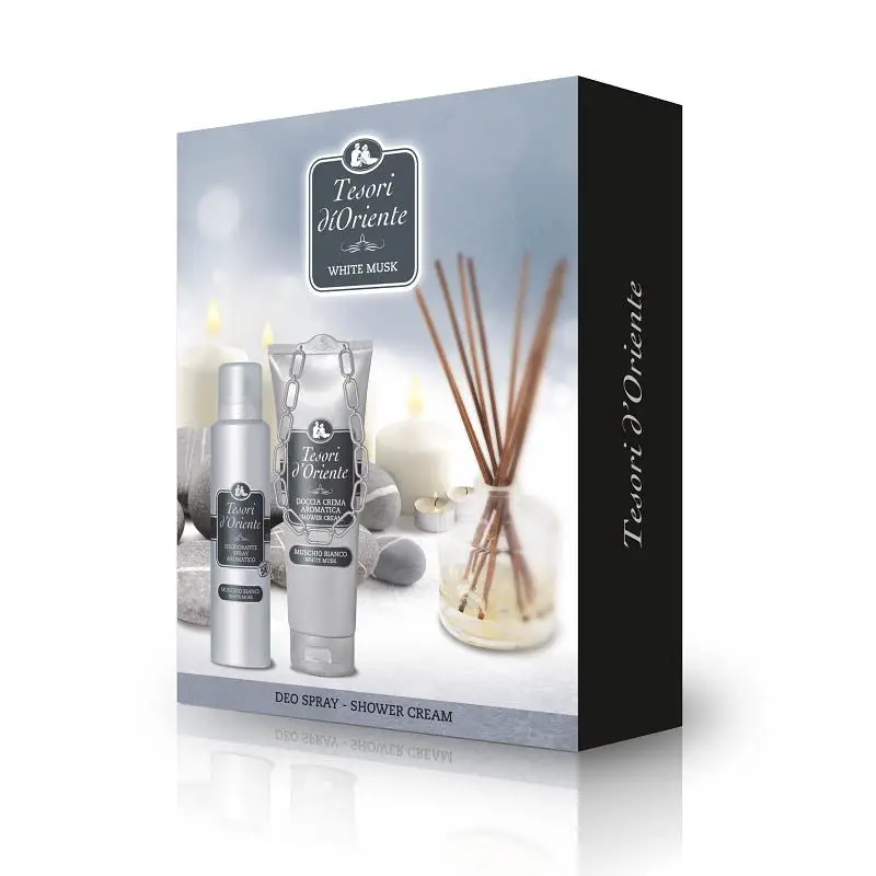 95580-1 Tesori Di Oriente White Musk set(deo+gel za tuširanje) - Slika 1