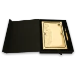 Princ Leather komplet rokovnik i olovka Srbija - Gold art.5861 - Slika 3