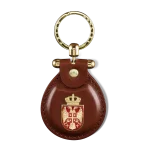 Princ Leather privezak sa metalnom aplikacijom art.920